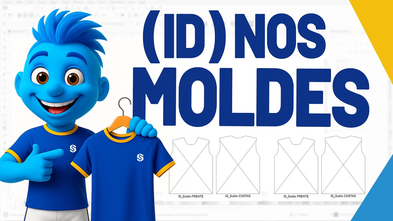 CorelDRAW - Função! ID nos Moldes — Identifique Frente, Costas e Mangas Automaticamente | SublixPRO