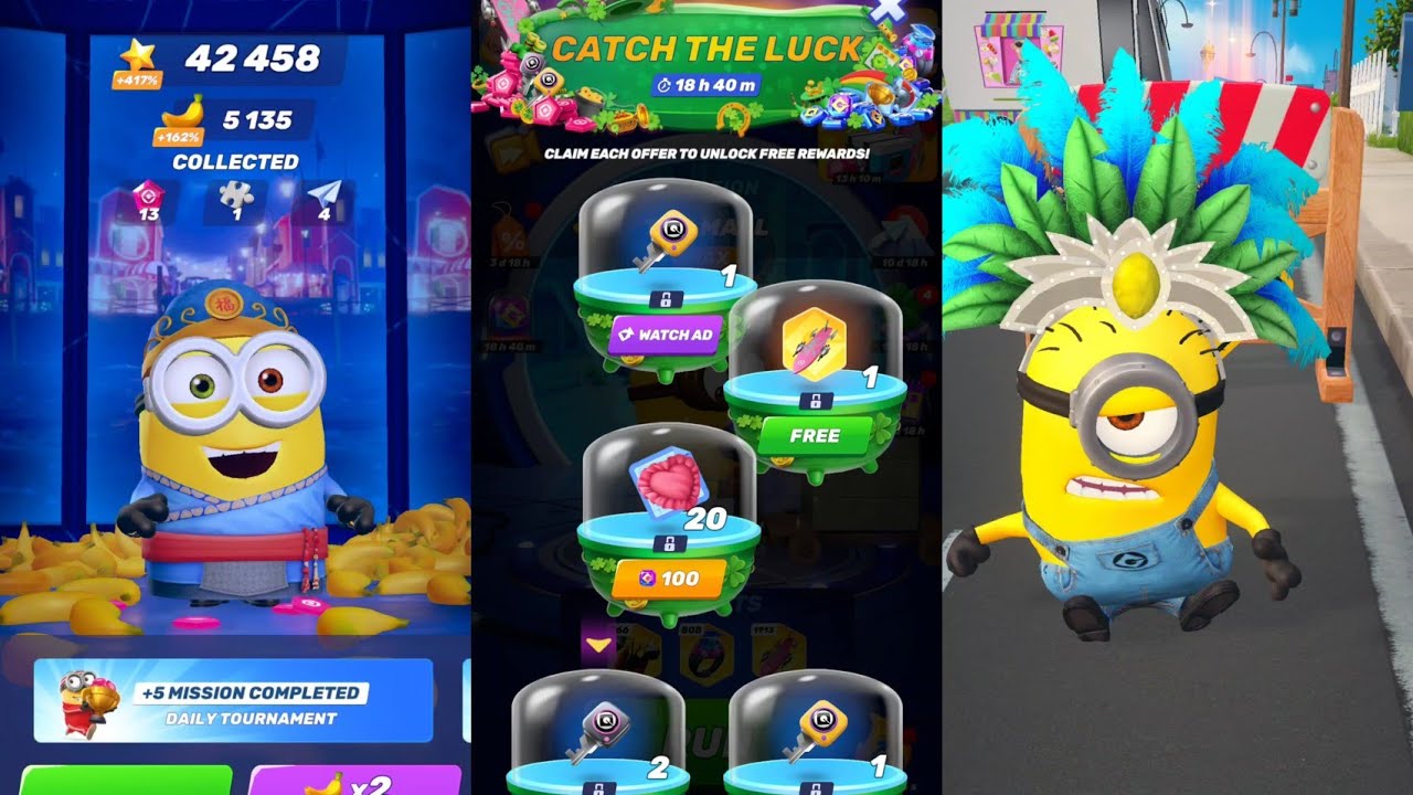 Zodiac Bob vs Carnival Carl vs Witch vs Carnival Jerry | New Minion rush |