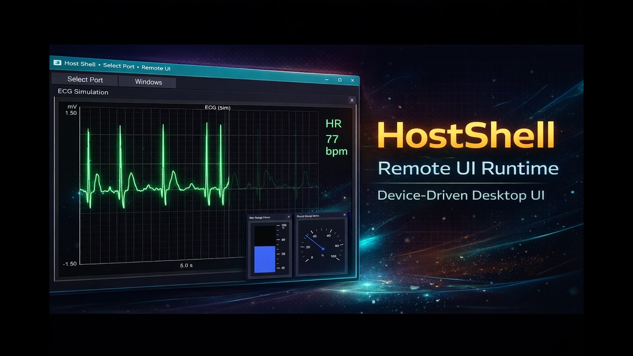Building a Device-Driven Desktop UI Engine in C++ | HostShell Remote Runtime