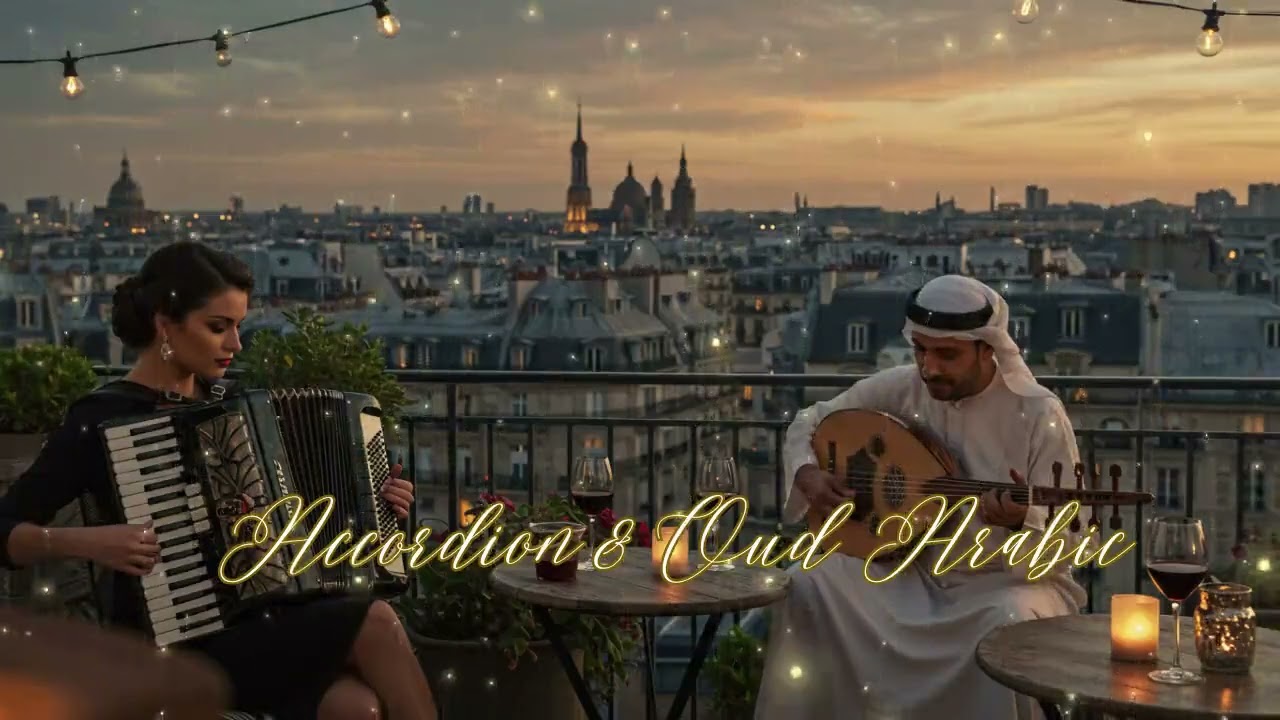 🎼 French Caf&eacute; de Paris & Oud Desert Dreams &ndash; Accordion x Oud Arabic | Arabian Groove