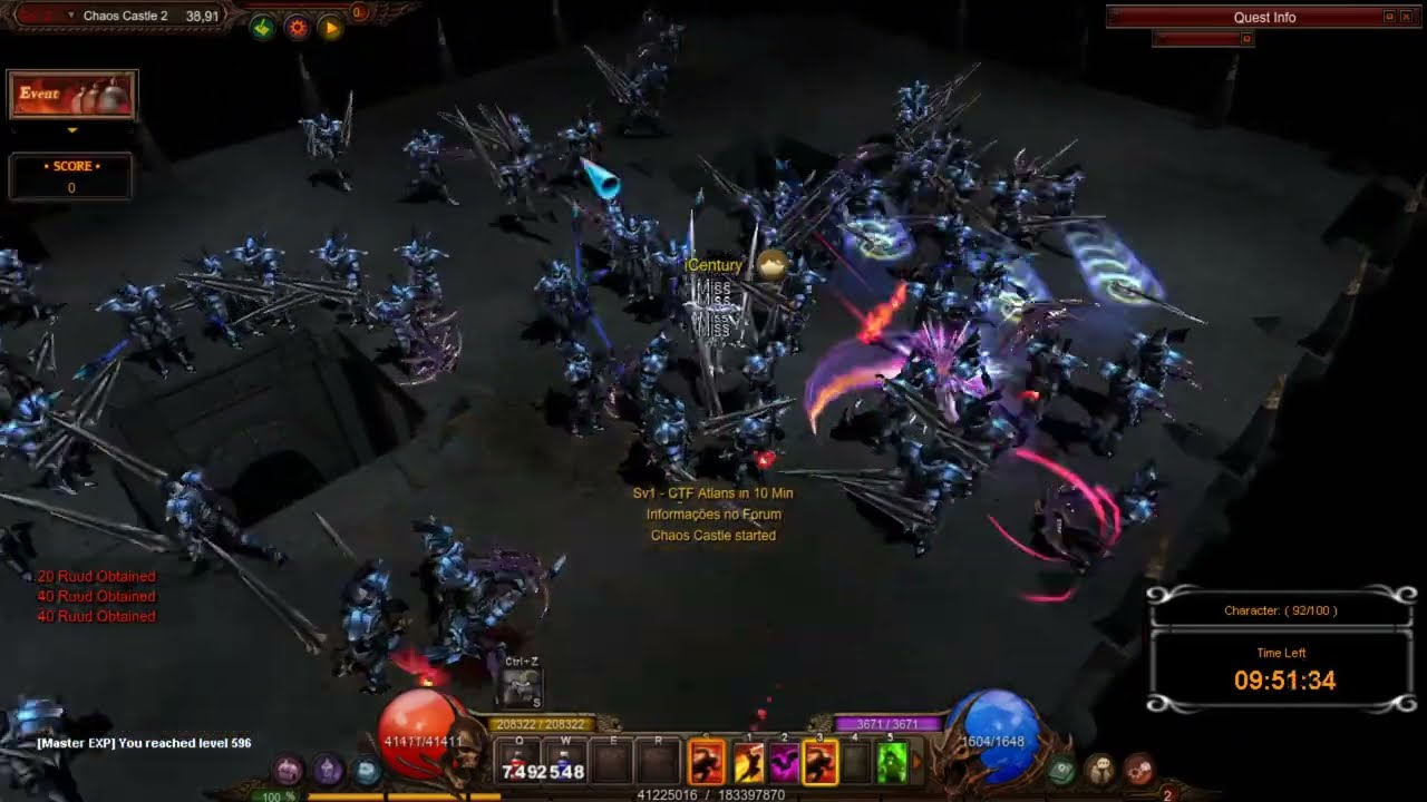 MegaMU Speed Sever | Slayer Chaos Castle first day.