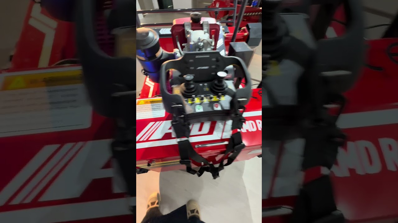 The world's most flexible remote-controlled lawn mower.