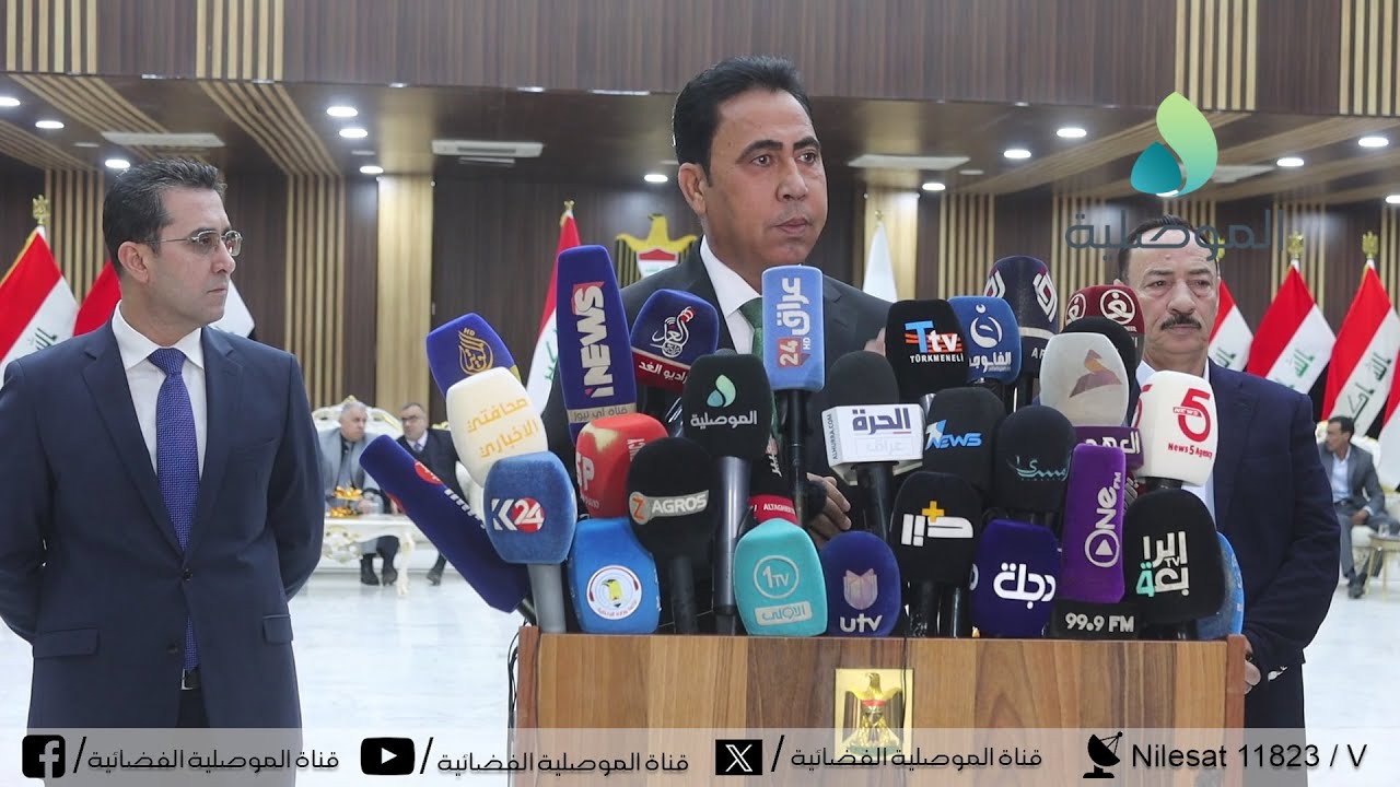 محافظ نينوى الجديد عبدالقادر الدخيل يتسلم مهامه من المحافظ السابق ويعرب عن أمله باكمال مسيرة الاعمار