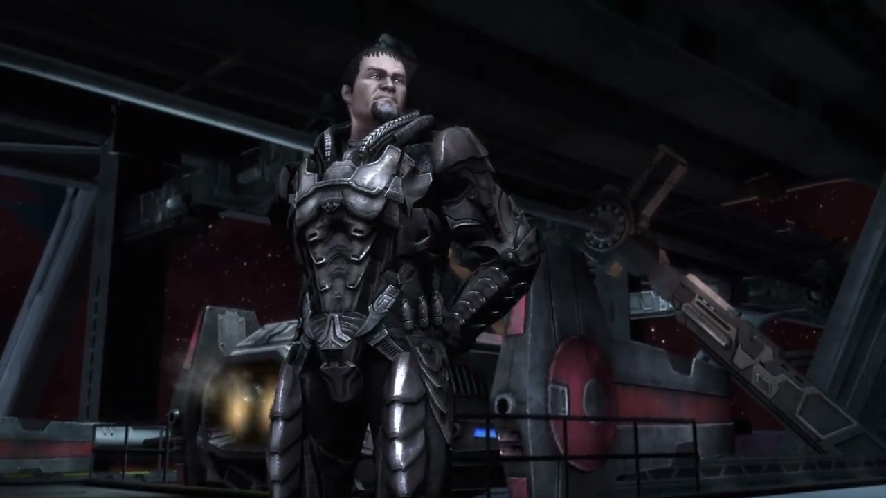 General Zod vs Black Adam in Injustice Gods Among Us (2013)