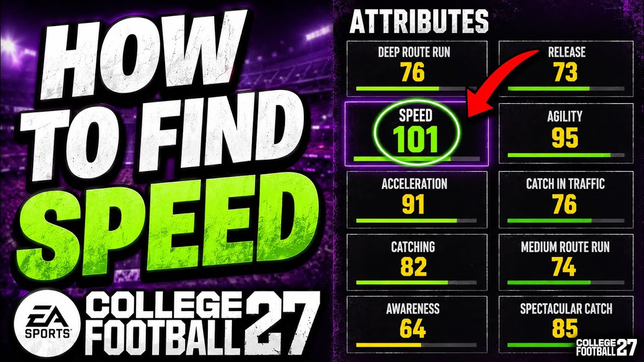 Как найти САМЫХ БЫСТРЫХ рекрутов в режиме Dynasty в College Football 27