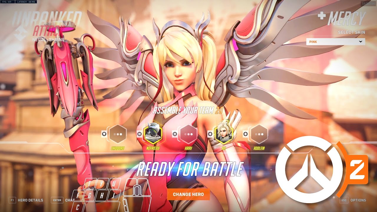 Overwatch 2 - Mercy Gameplay (PC) 15