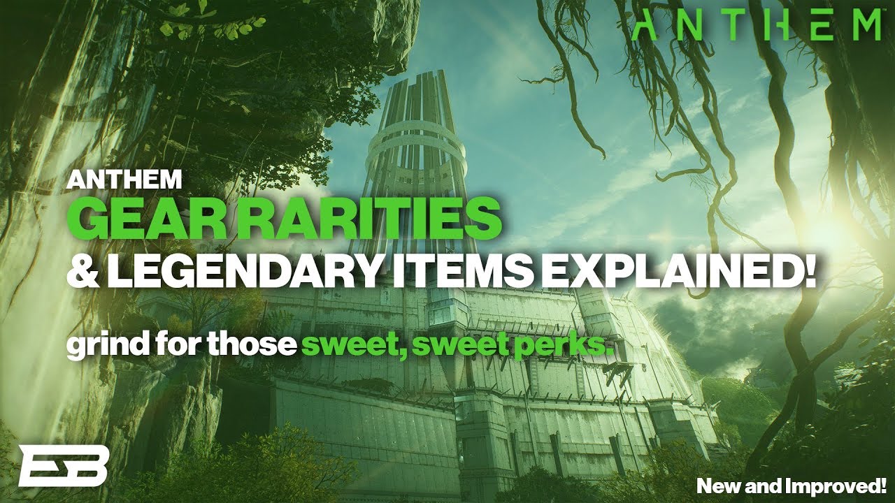 ANTHEM GEAR RARITIES AND LEGENDARY ITEMS EXPLAINED! // Anthem Gameplay 2018