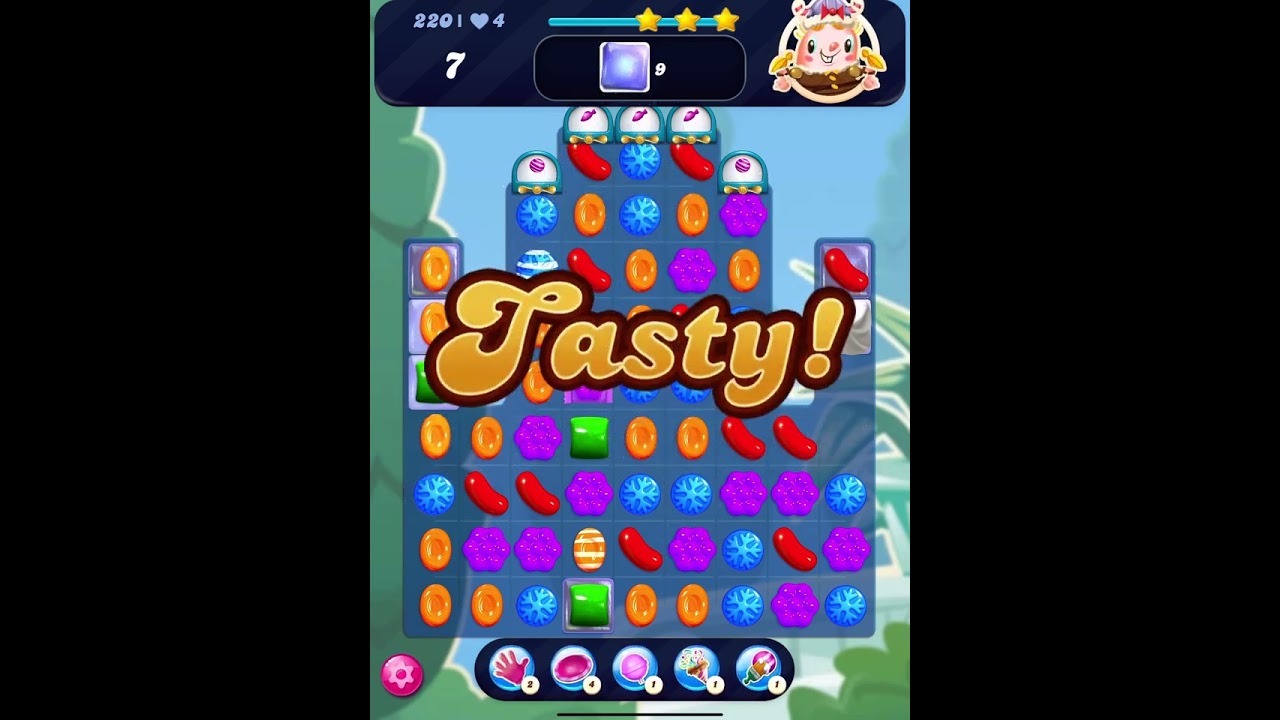 Candy Crush Saga - Level 220 - No Boosters