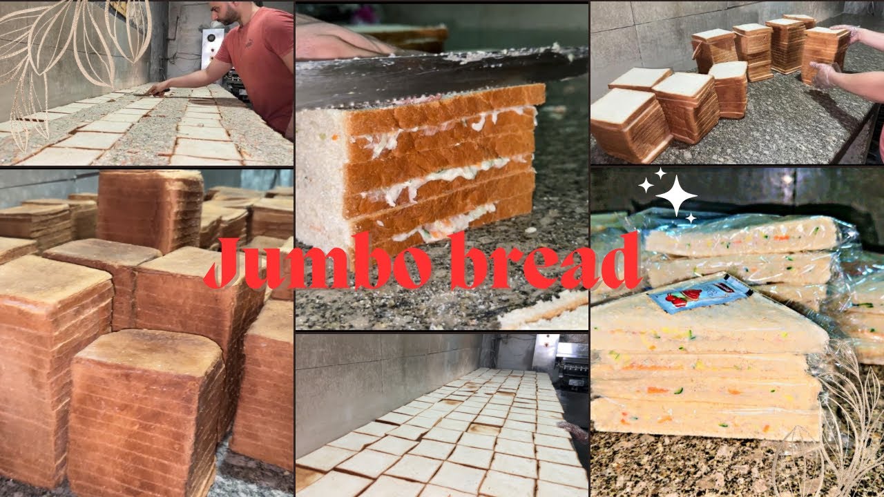 100 JUMBO BREAD RECIPE/BAKERY STYLE SANDWICH BREAD/STEP BY STEPPROCESS DAILY TIP TOP BAKERY mithapur