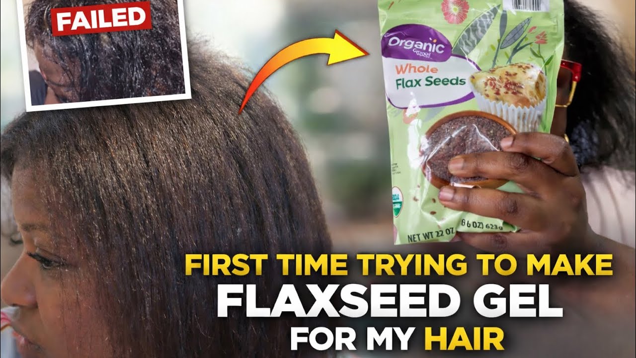 DIY Flaxseed gel for 4c hair!!! 