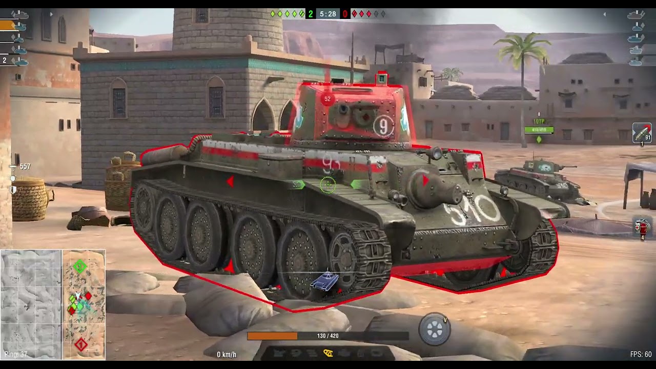 World of Tank Bilz Desert Battle