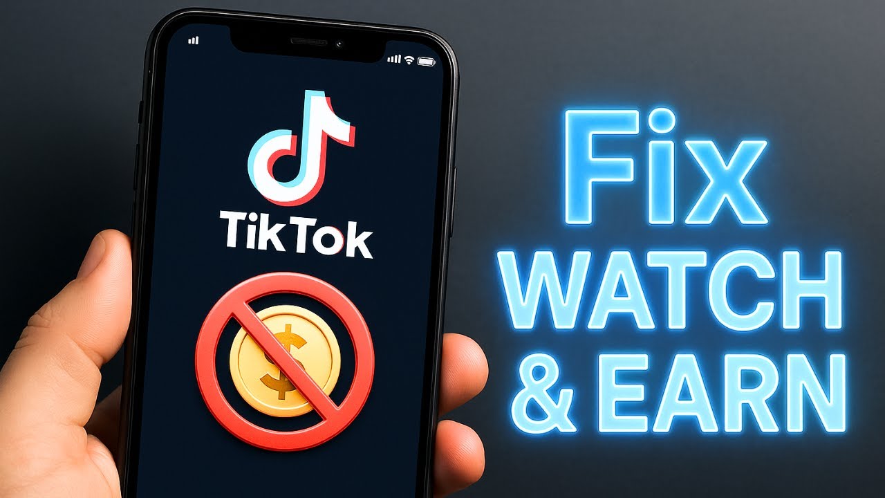 Как исправить ошибку &laquo;Смотри и зарабатывай&raquo; в TikTok, когда опция &laquo;Смотри и зарабатывай&raquo; не отобр...
