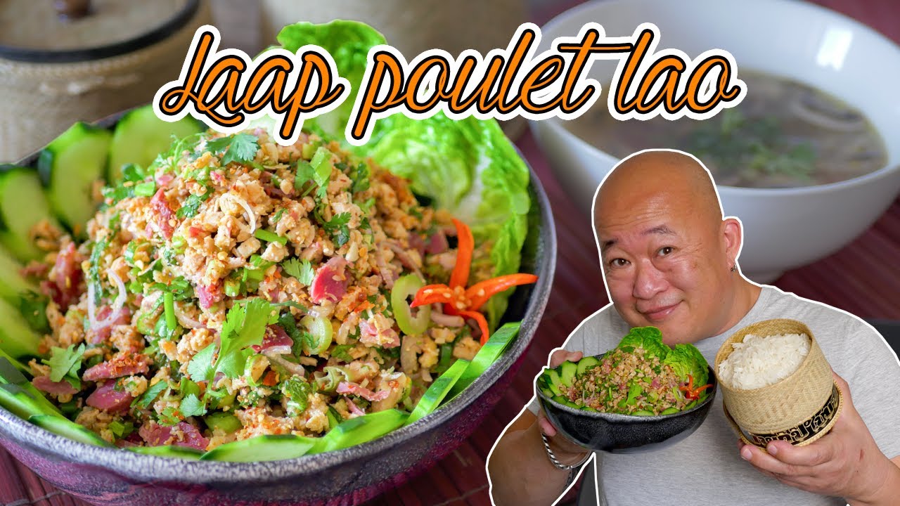 Authentique LAAP KAI (poulet) - Le riz Jaune