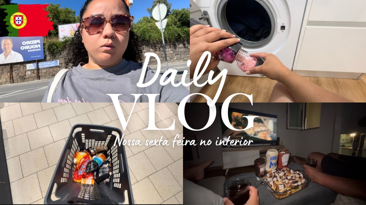 NOSSA ROTINA DE SEXTA-FEIRA NO INTERIOR DE PORTUGAL. 🏠🇵🇹🍟