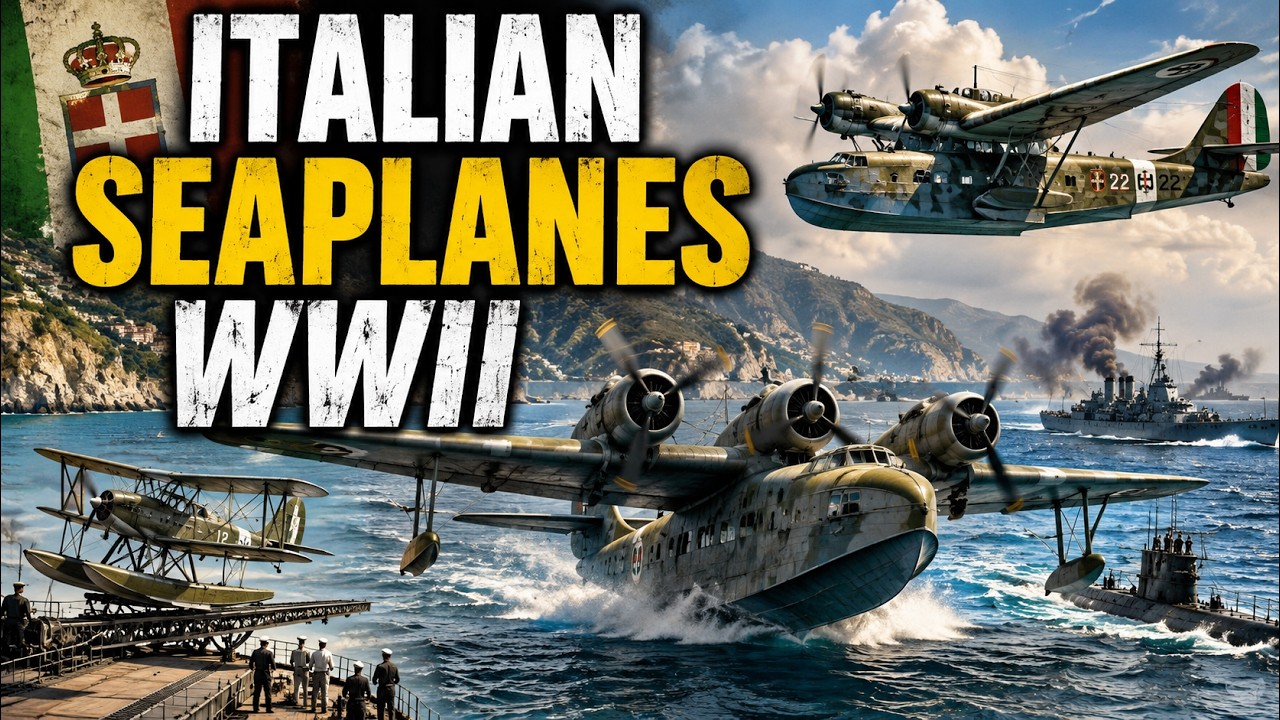 Every Italian Seaplane Used in World War II Explained