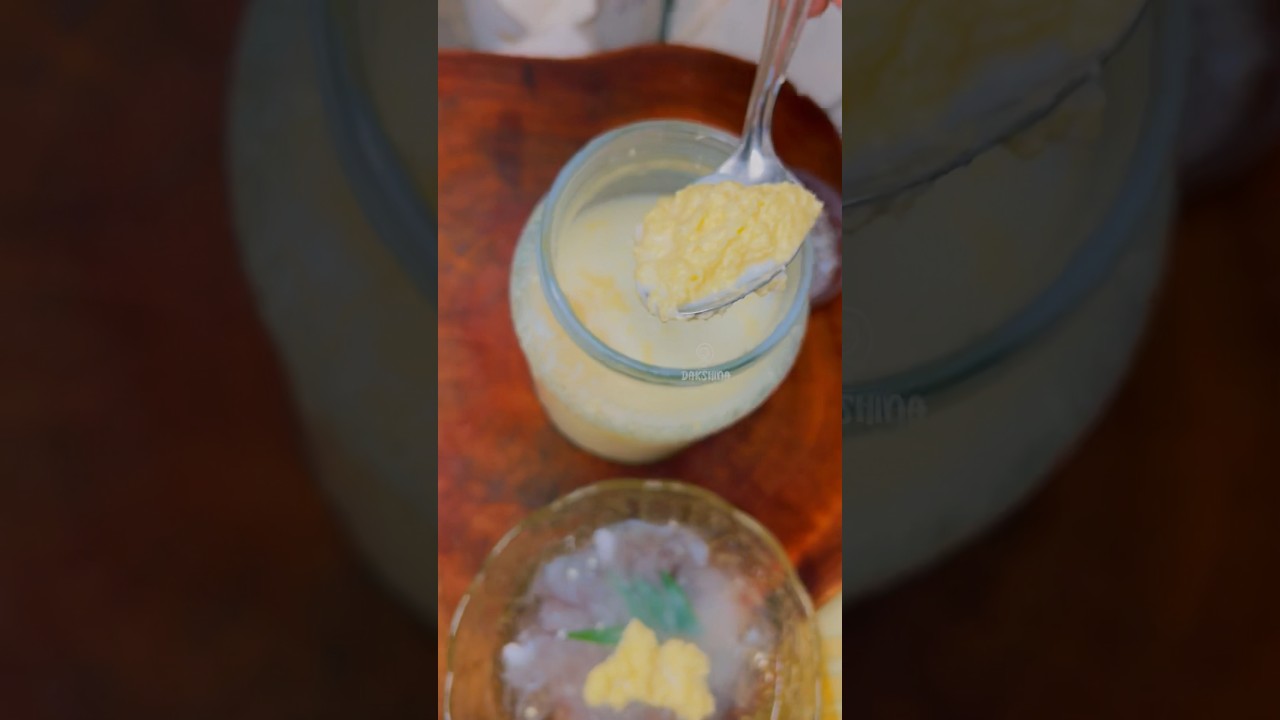Make butter with curd in a jar | കുപ്പിത്തൈരും വെണ്ണയും | Sarang | Dakshina