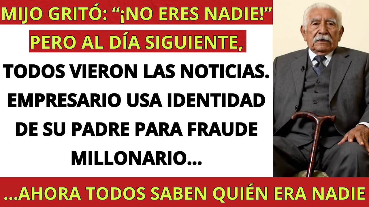 MIJO ME GRITÓ FRENTE A TODOS: ‘¡NO ERES NADIE!’ ‘SOLO LE DIJE: ‘ESPERA A VER LAS NOTICIAS...