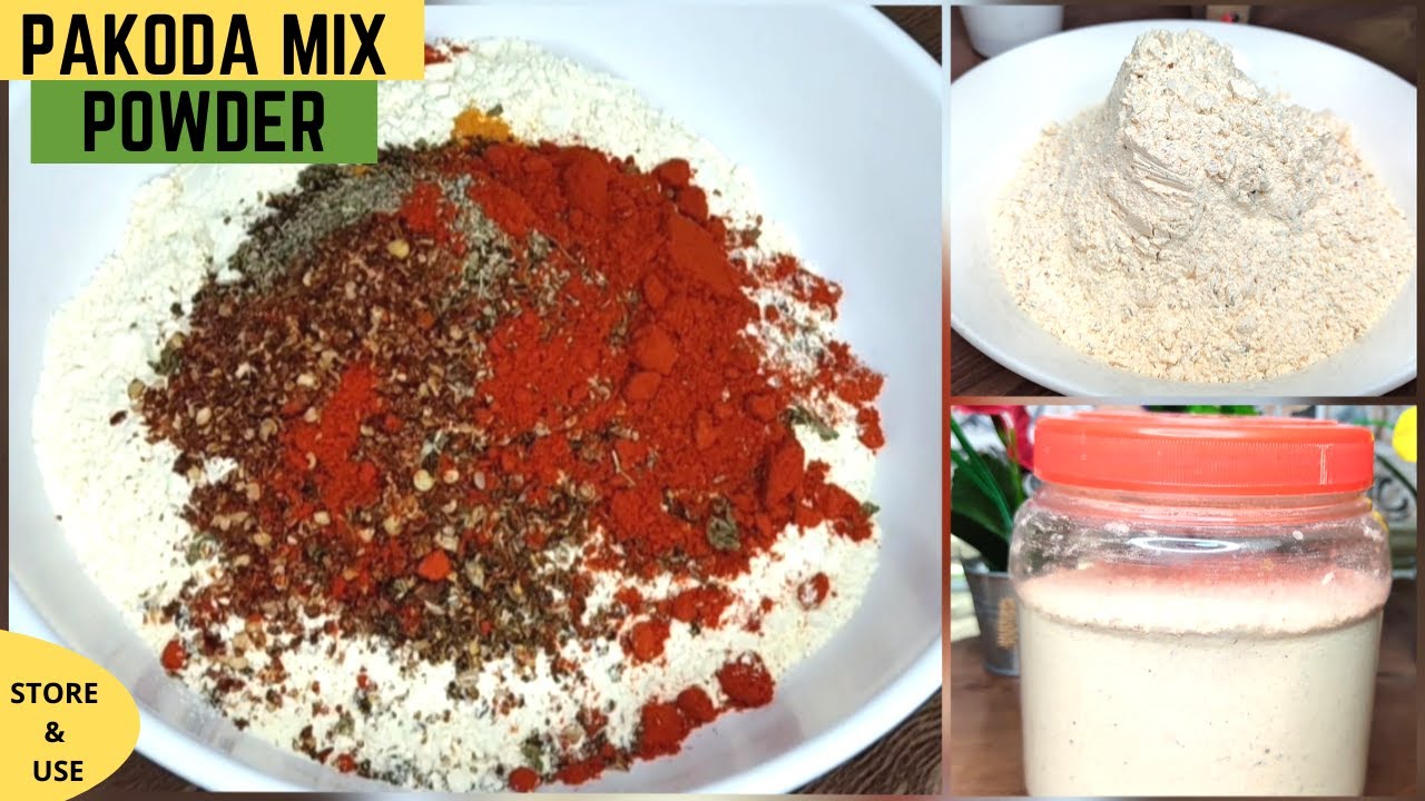 Pakoda Mix Powder Recipe | Instant Pakoda Mix Powder Recipe | How To Make Pakoda Mix Masala Recipe