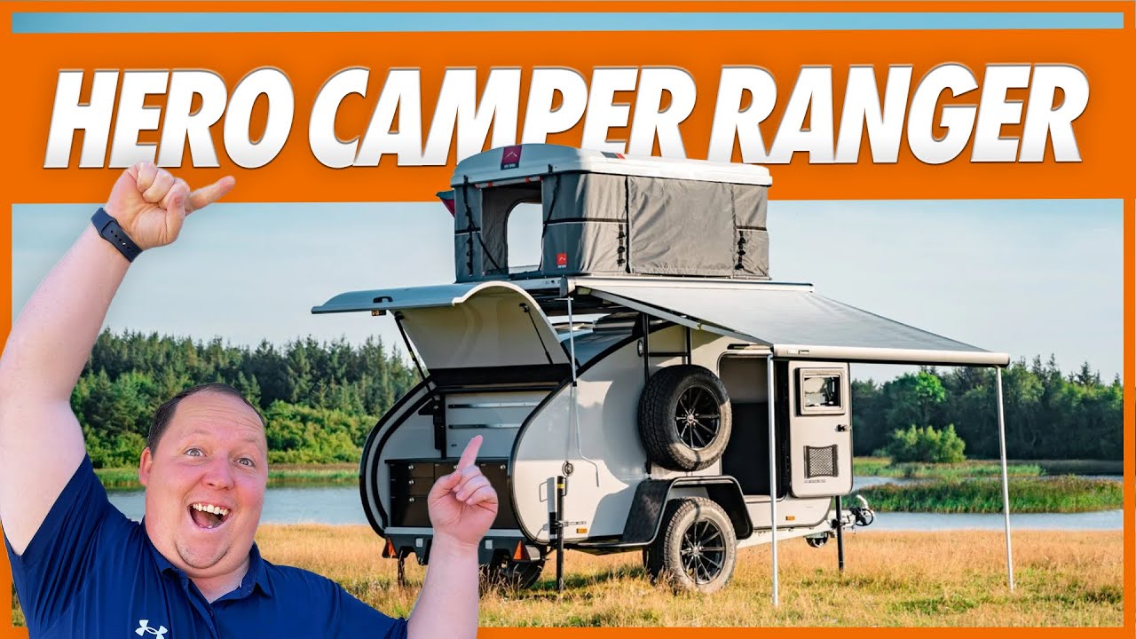 Буксируйте его ЛЮБЫМ ТРАНСПОРТНЫМ СРЕДСТВОМ - Hero Camper, импортированный из ДАНИИ!!!