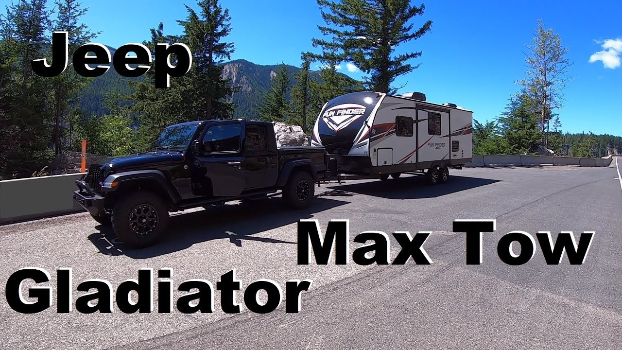 2020 Jeep Gladiator Sport Max Tow Unbiased Travel Trailer Towing Review 1200 Mile Trip In The PNW