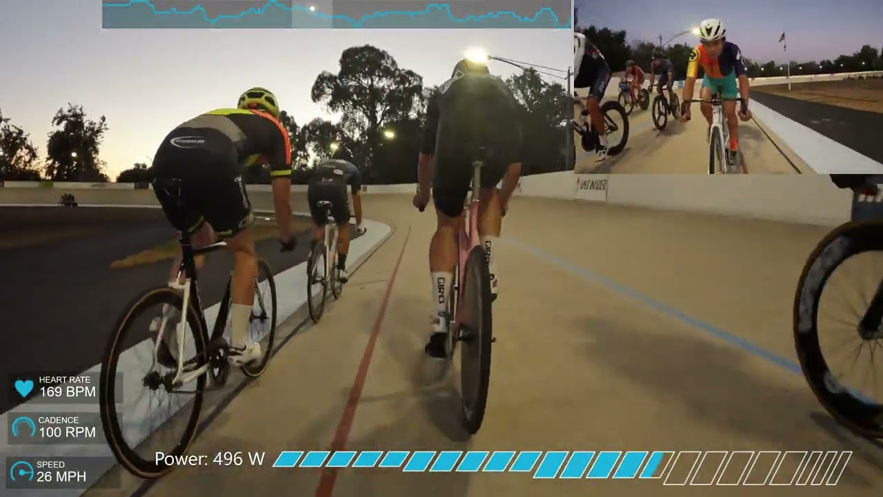Hellyer Velodrome WNTL 'B' Elimination Race 24th Aug 2022 (4th)