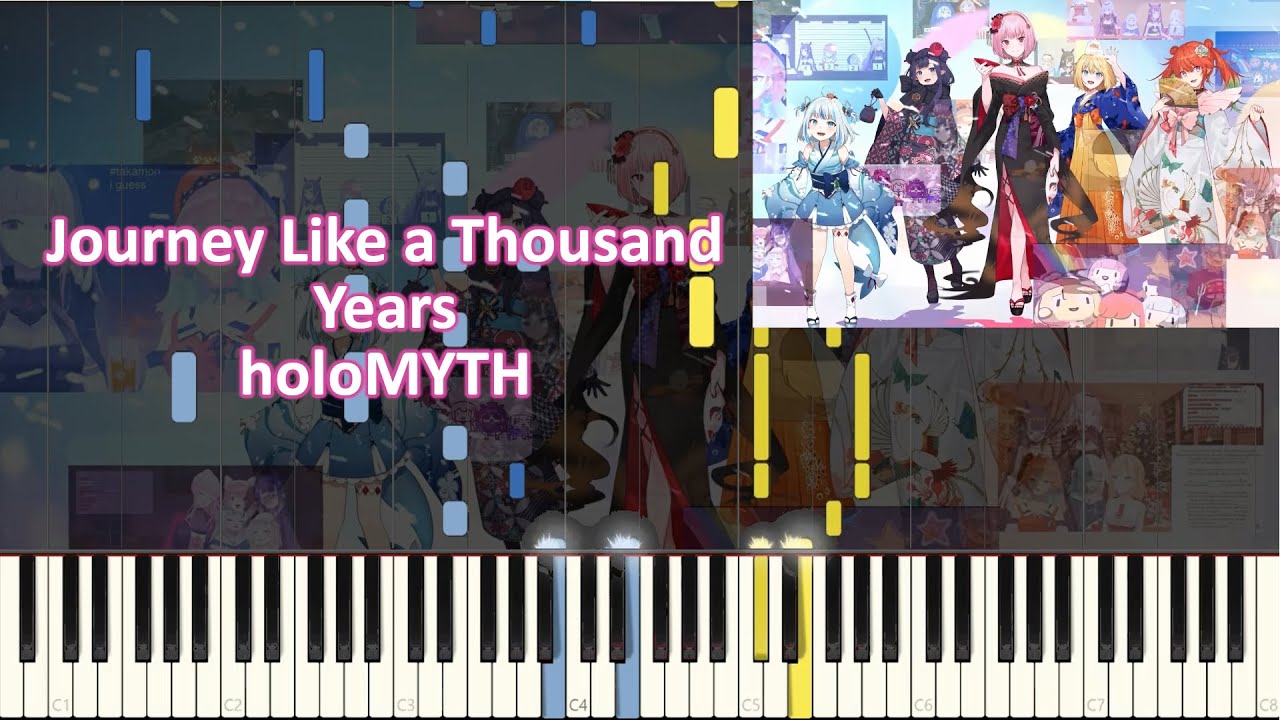 Journey Like a Thousand Years - holoMYTH 【ピアノ/Piano Cover】