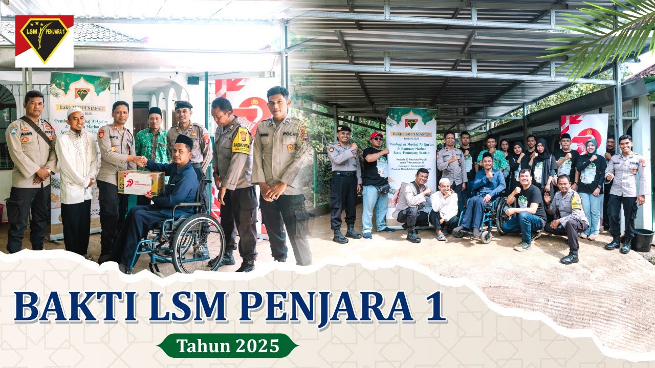 📍 Masjid Al Huda – Titik 17 dari 27 | 🤝 LSM PENJARA 1 & POLRI di Peringatan Hari Bhayangkara ke-79