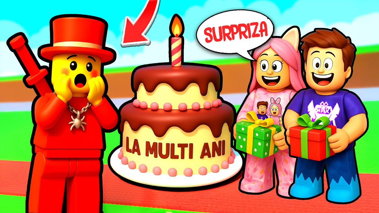 SAMMY OWNERUL🎂*Petrecere SURPRIZĂ* de ZIUA LUI in Steal a Brainrot! 
