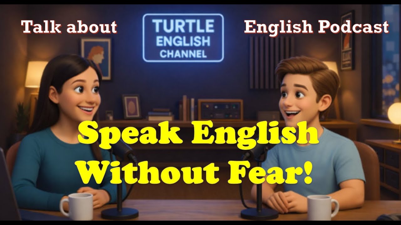 How to Speak English Without Fear | Easy English Podcast for Beginners | Turtle English Channel
