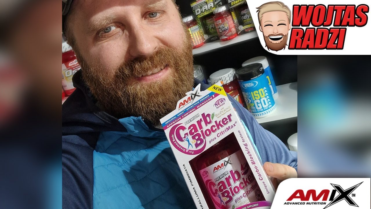 Tabletki na mniejszy apetyt - Amix Carb Blocker #WojtasRadzi