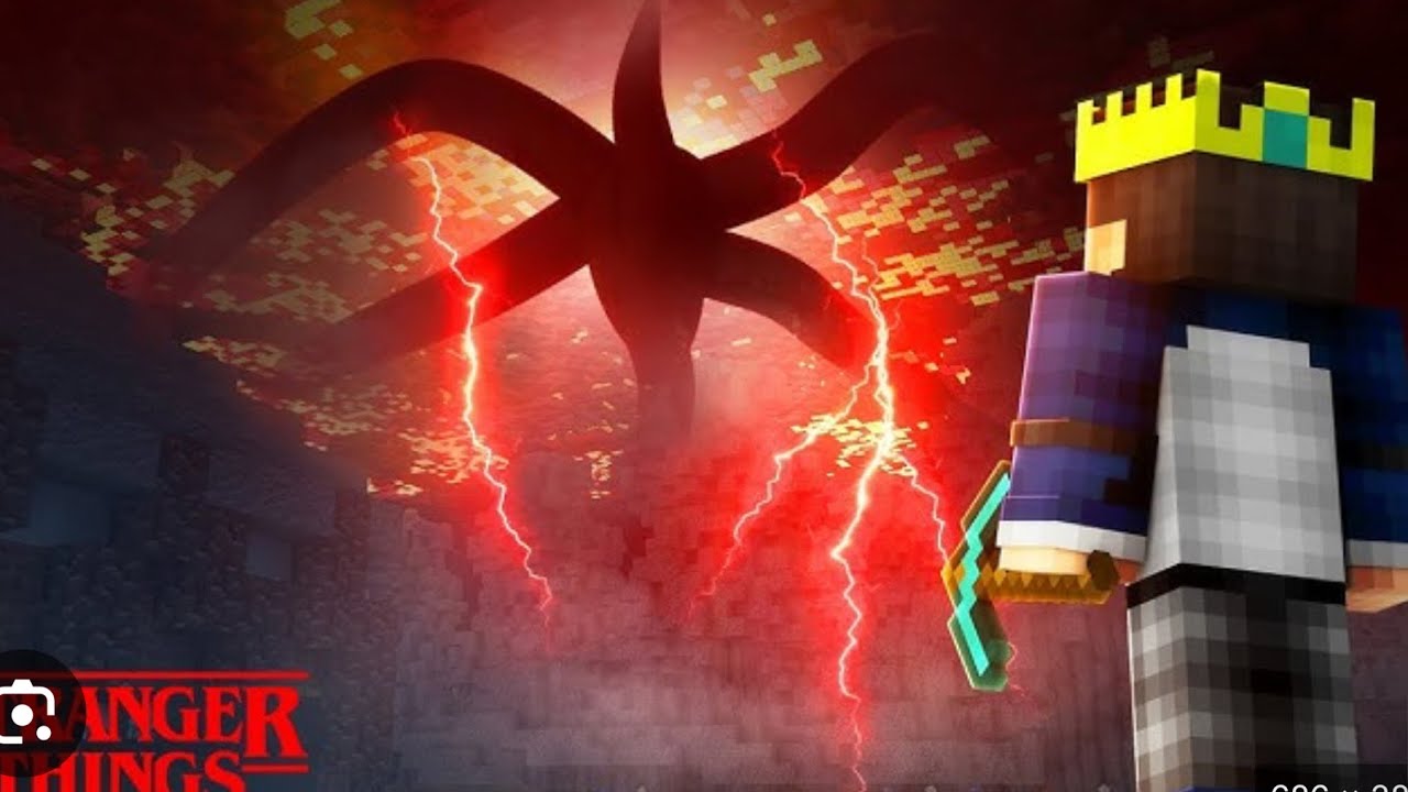 I Travelled To The Upside Down In Minecraft