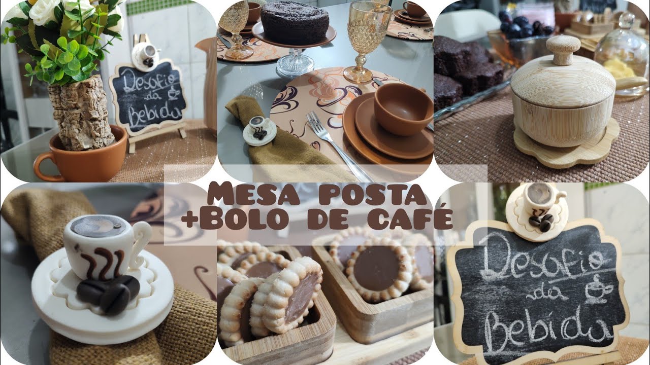 MESA POSTA DE CAFÉ DA TARDE, DESAFIO DO GRUPO DA MARY!