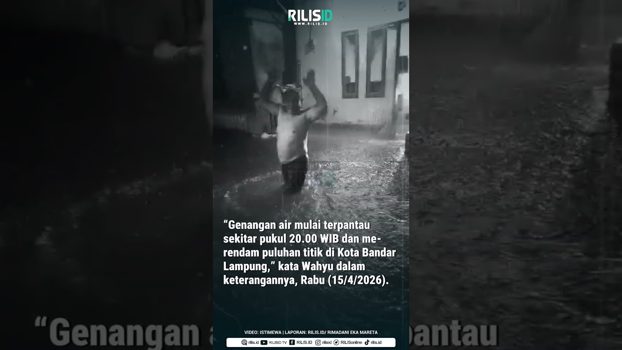 Banjir Rendam 34 Titik di Bandar Lampung, 1 Warga Meninggal Dunia