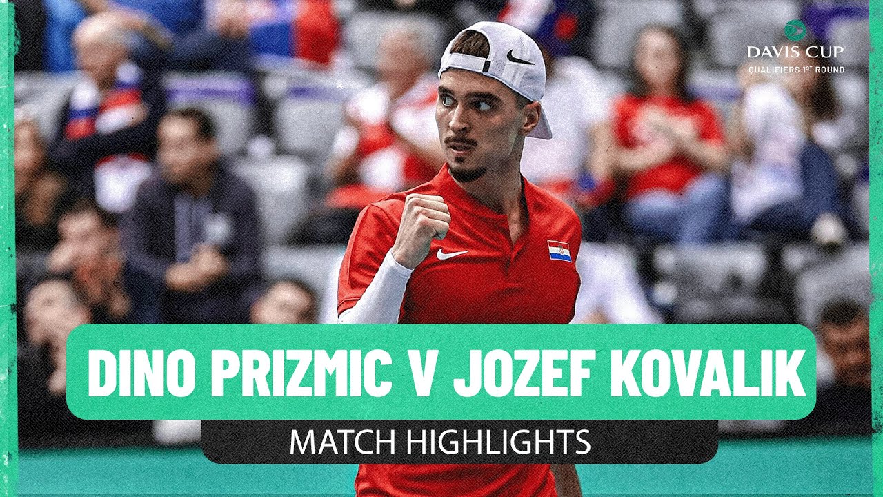 Dino Prizmic v Jozef Kovalik | Croatia v Slovakia | 2025 Davis Cup Match Highlights