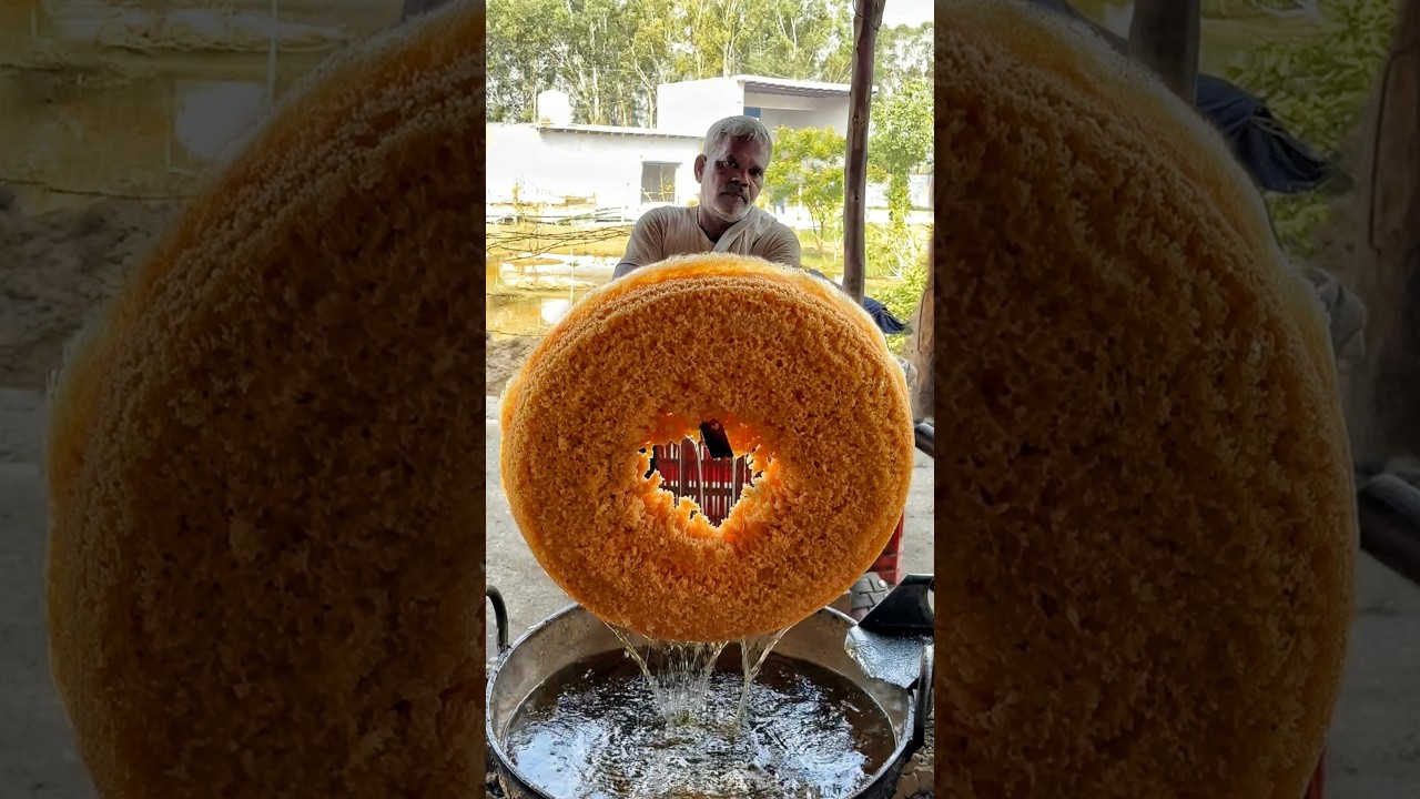 Epic Making of India's THE BEST Ghewar😱😱 बिना चीनी का 100% शुद्ध देसी घेवर😳😳 Haryana Food