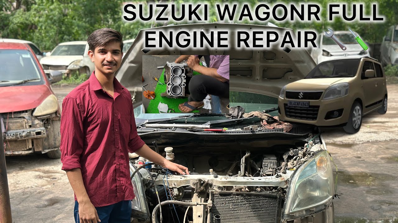 SUZUKI WAGONR ENGINE REPAIR HEAT HONE KI WAJAH CHOTI SI #like #subscribe #mechanic
