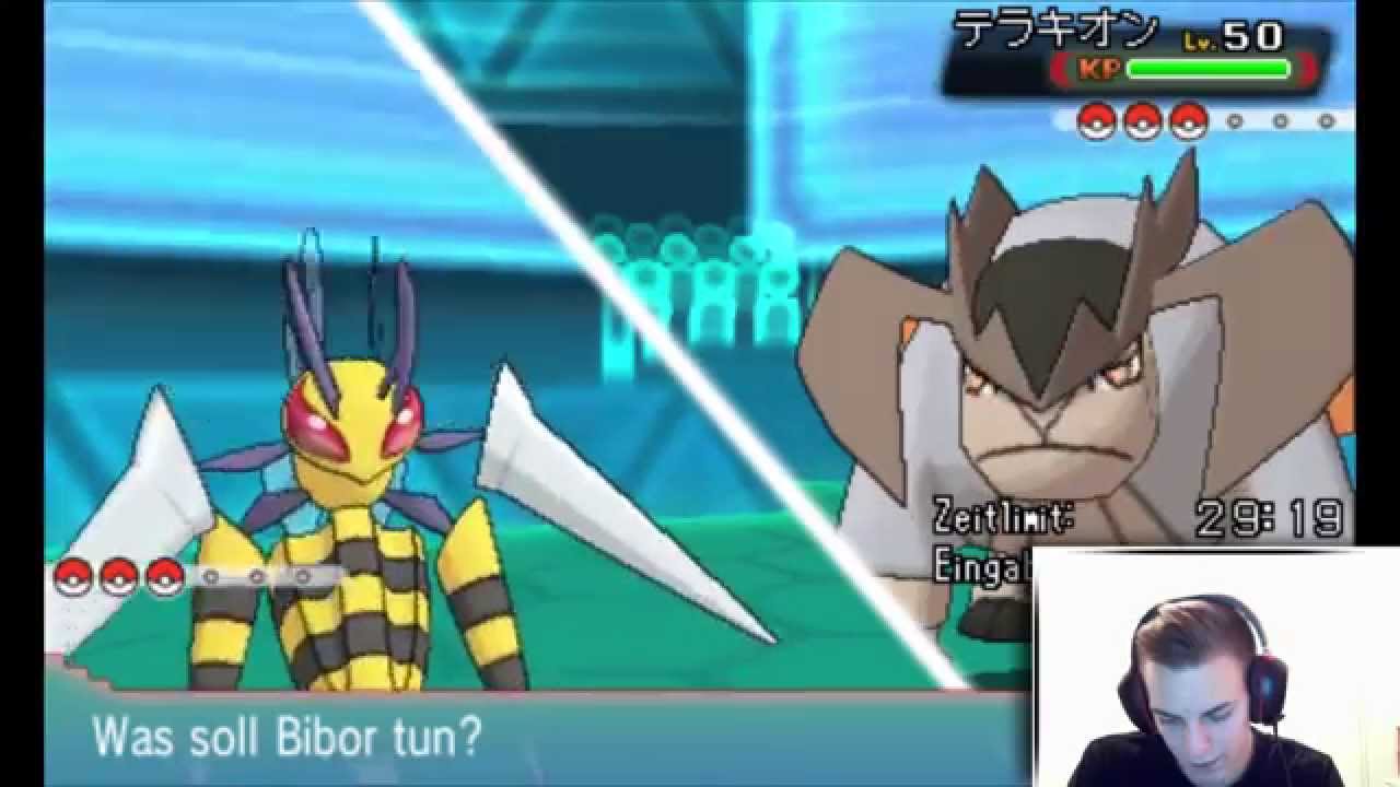 Pokemon Omega Rubin [ORAS/Facecam] Live Wifi Battle #002 Mega Bibor im Test