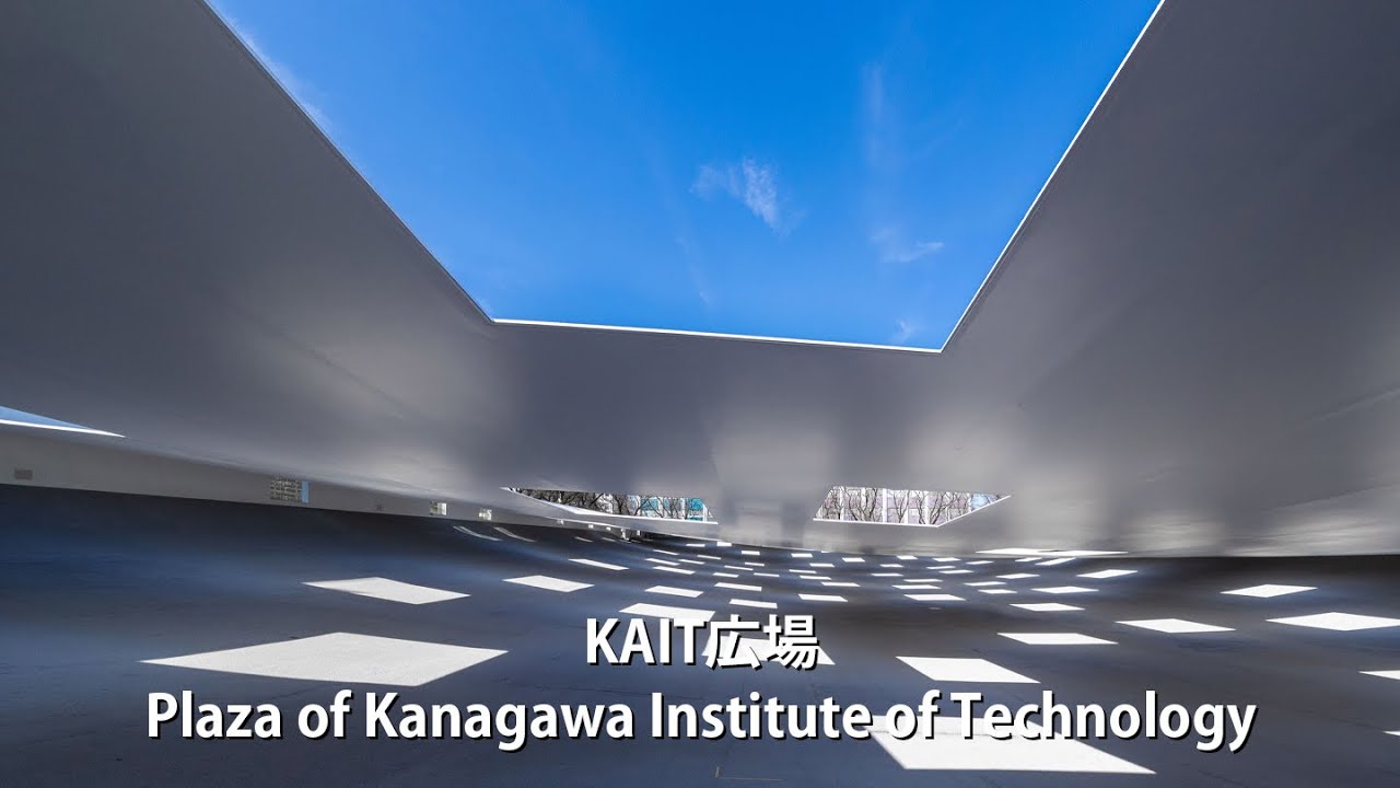 Plaza of KAIT , designed by Junya ISHIGAMI [ Japanese Architecture Tour Vlog ] building KAIT広場