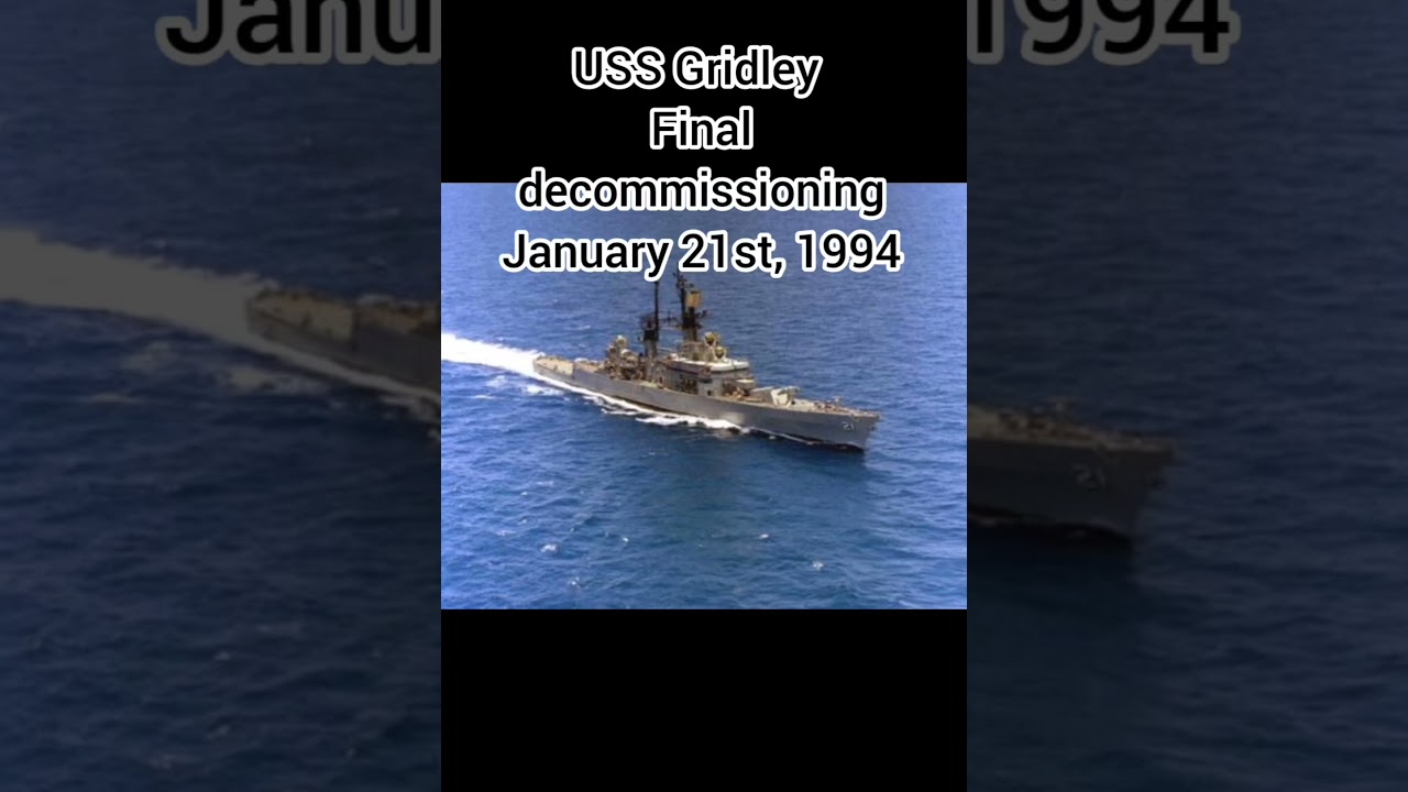 USS Gridley 1963-2005