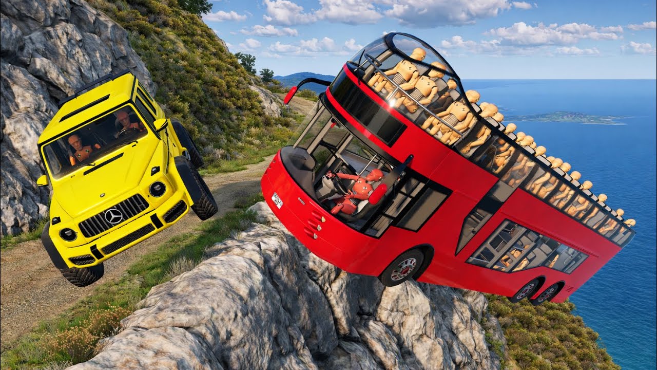 You Won’t Believe This Cliff Accident! 😳 | BeamNG.drive#229 