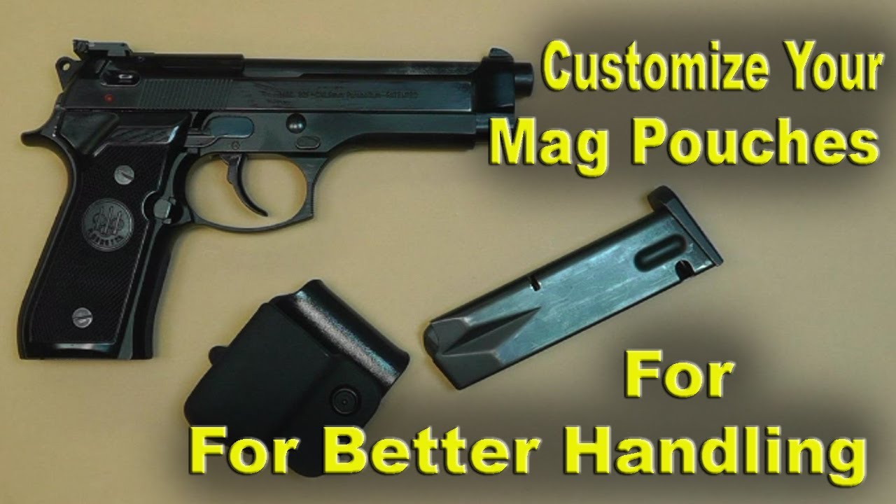 Mag Pouches & Holsters with Added Velcro for Stability - Competion and Duty Belts