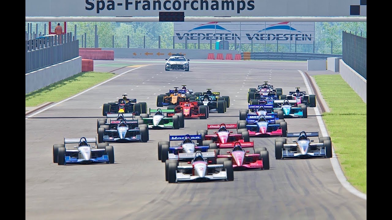 All F1 2018 Cars vs All IndyCar 1999 - Spa