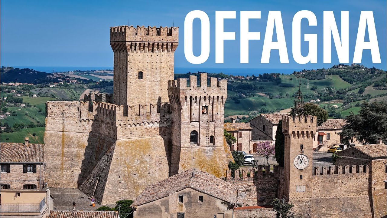 OFFAGNA dall' alto: la ROCCA e le meraviglie del borgo