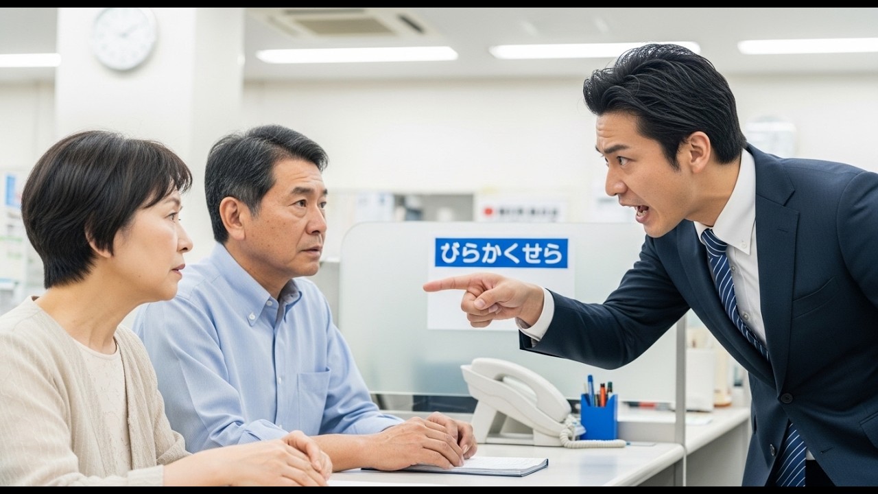 銀行で閉店時間まで無視され「年金をうちに預金するな」と追い出された作業着姿の老夫婦。翌日、ライバル銀行に10分おきに500億円送金すると頭取が青ざめた・・・