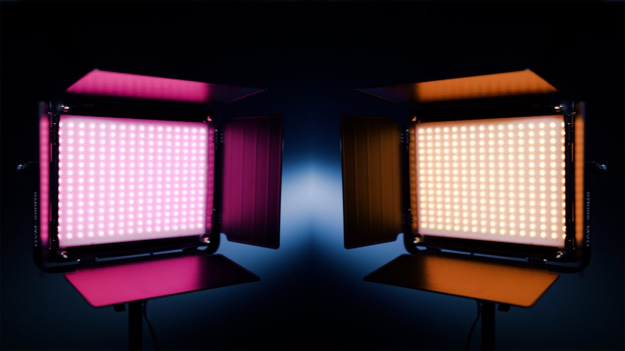 Best RGB Bi Color Light Under $300!! GVM 880RS.