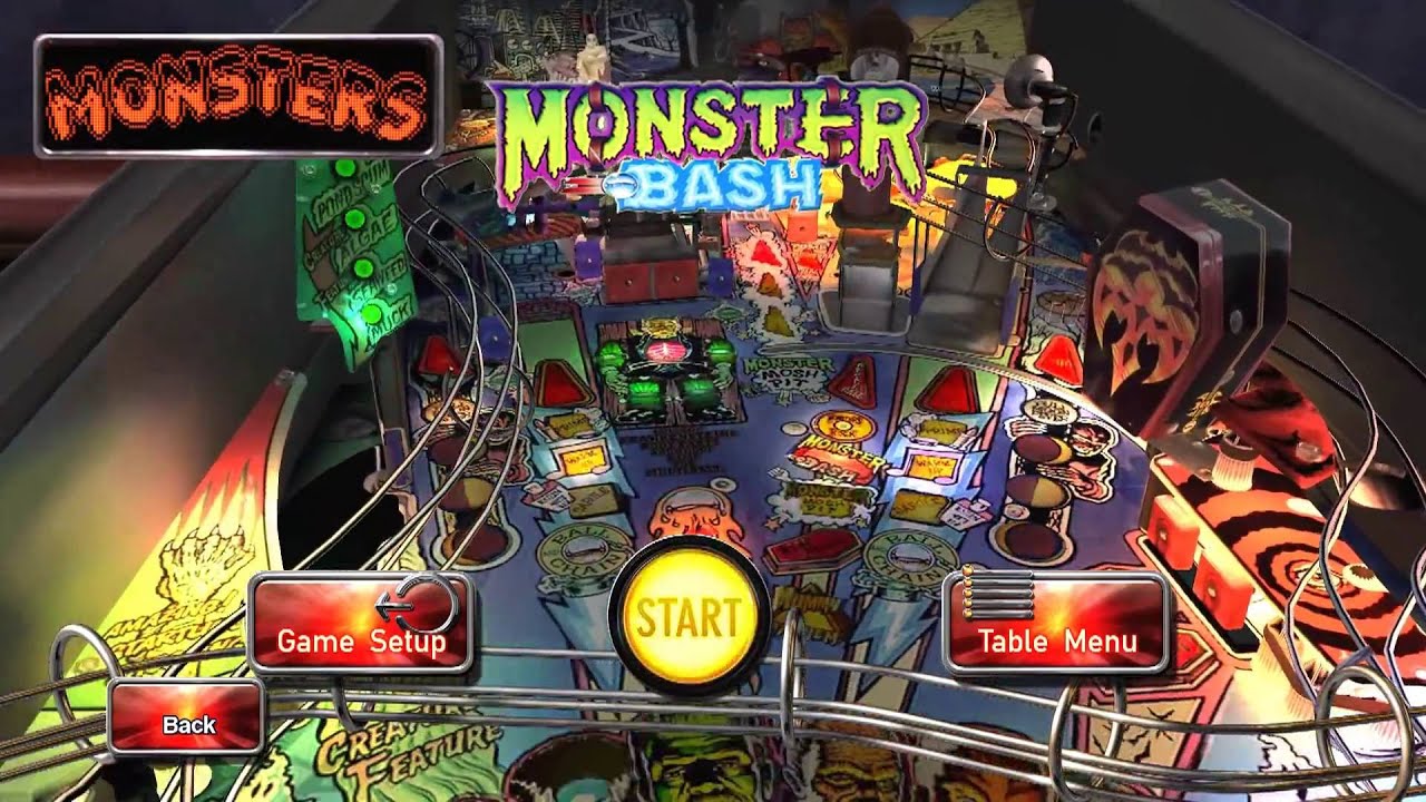 Monster Bash (Monsters of Rock Completed) The Pinball Arcade DX11 Full HD 1080p