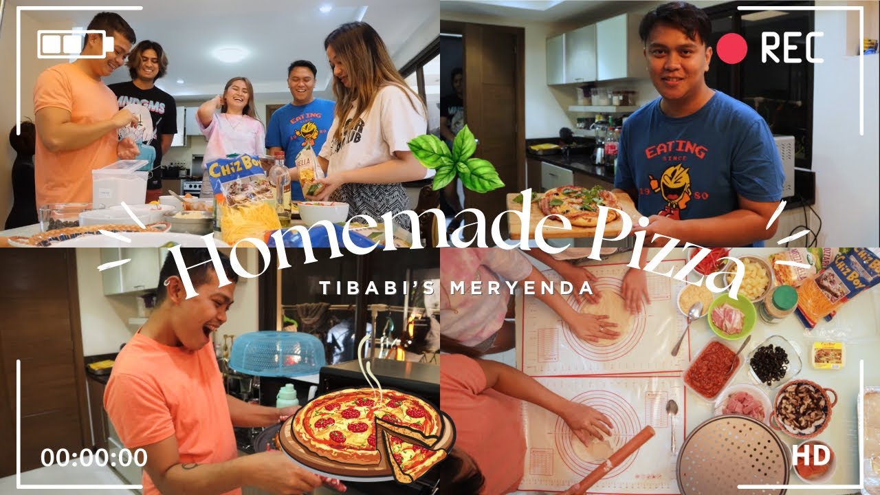 HOMEMADE PIZZA 🍕| Tibabi's Meryenda
