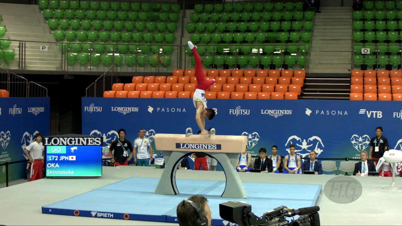 OKA Shinnosuke (JPN) - 2019 Artistic Junior Worlds, Gyor (HUN) - Qualifications Pommel Horse