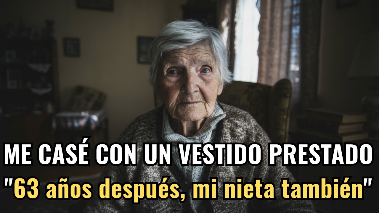 Me casé en 1959 con un vestido prestado. 63 años después, mi nieta se casó con el mismo.