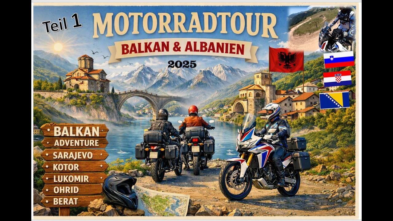 Balkan Albanien Tour 2025 Motorrad Reise -1/4